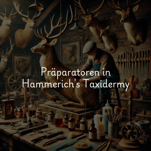 Präparatoren in Hammerich's Taxidermy