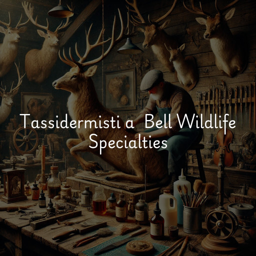 Tassidermisti a Bell Wildlife Specialties