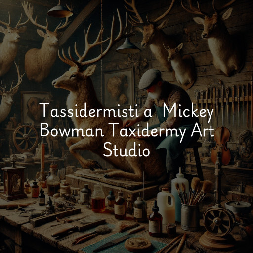 Tassidermisti a Mickey Bowman Taxidermy Art Studio