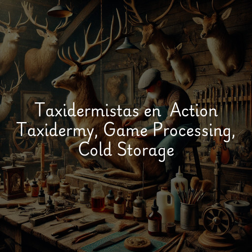 Taxidermistas en Action Taxidermy, Game Processing, Cold Storage