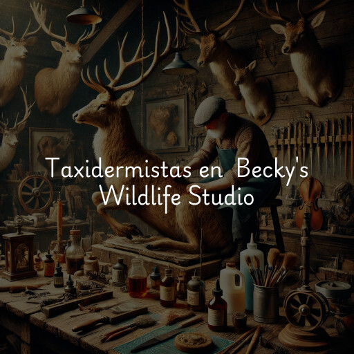 Taxidermistas en Becky's Wildlife Studio