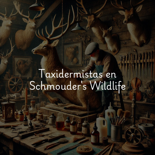 Taxidermistas en Schmouder's Wildlife