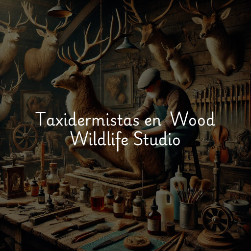 Taxidermistas en Wood Wildlife Studio